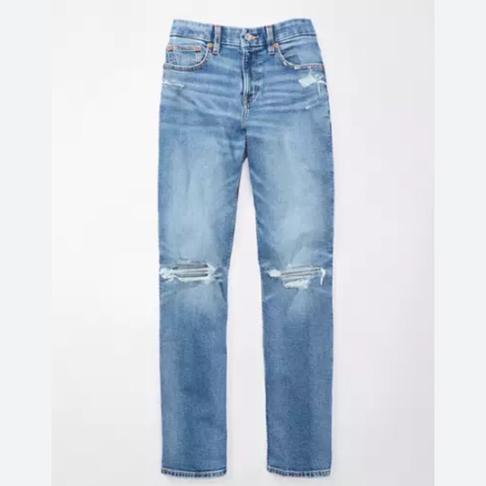 American Eagle Stretch Curvy Mom Jeans